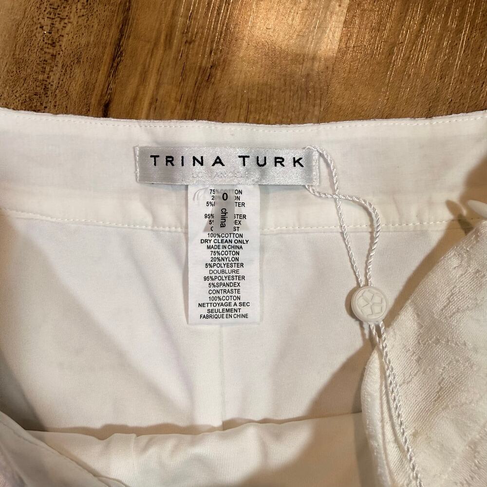 Trina Turk Ferndale NWT Boho Colorful Fringe Summer Beach Shorts Size 0 - Picture 4 of 7